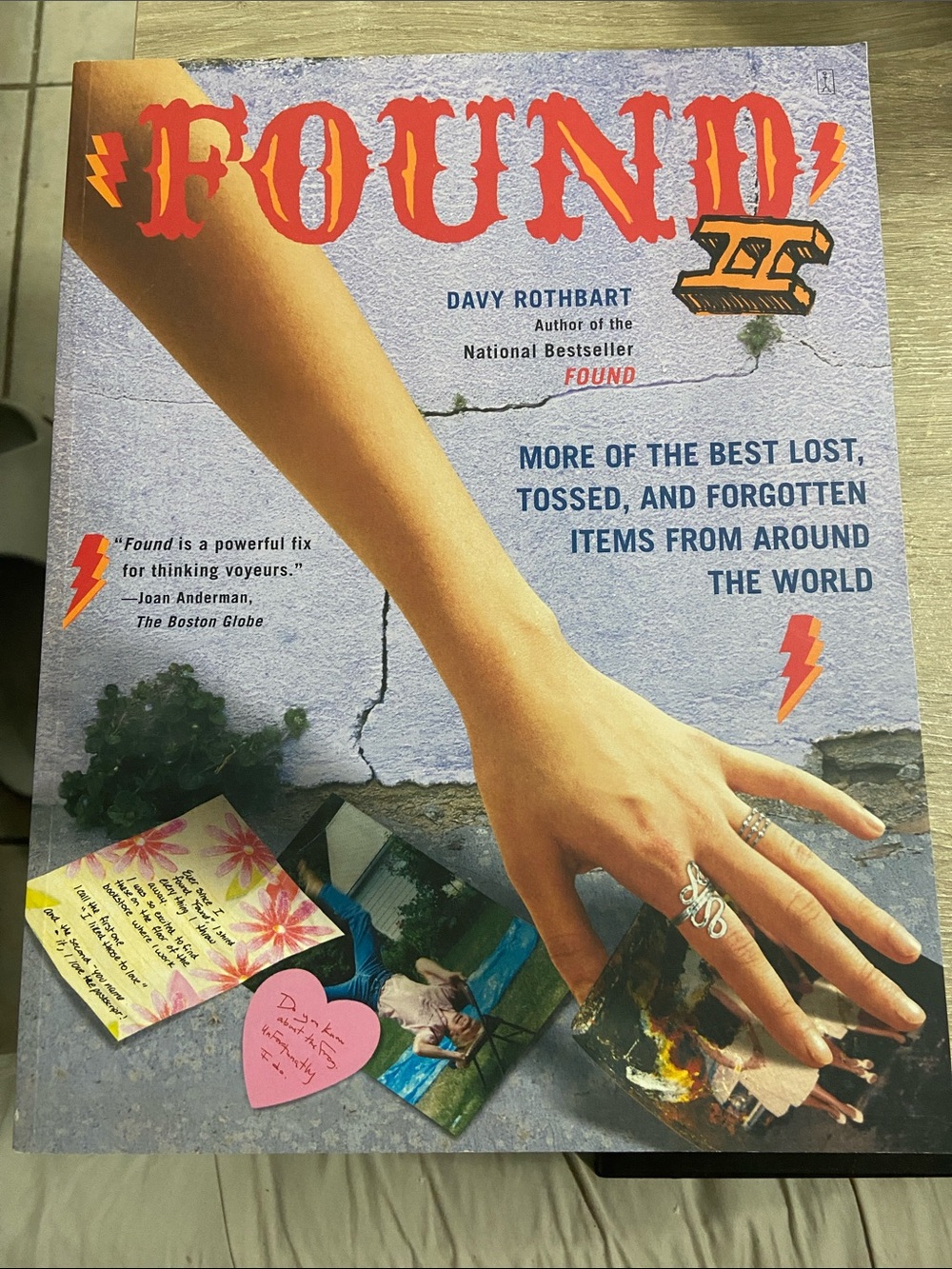 FOUND II Book by Davy Rothbart MORE OF THE BEST LOST TOSSED AND FORGOTTEN ITEM 2